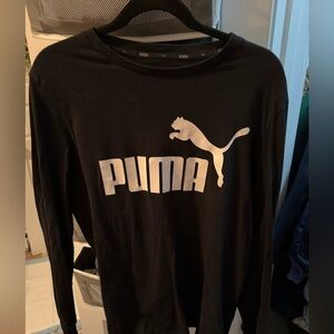 Puma Black Crew Neck Shirt